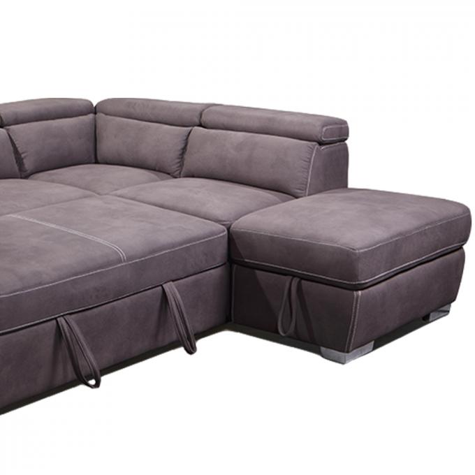 Durable Comfortable Sleeper Sofa , Abrasion Resistant Fabric Couch Bed 7