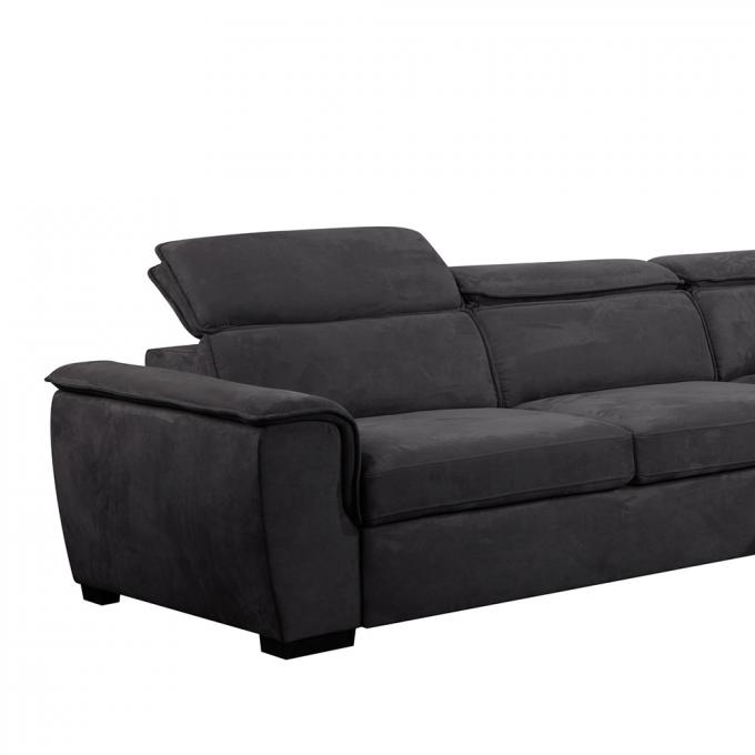 Breathable Practical Luxury Corner Couches , Convertible Luxury Sofa L Shape 5