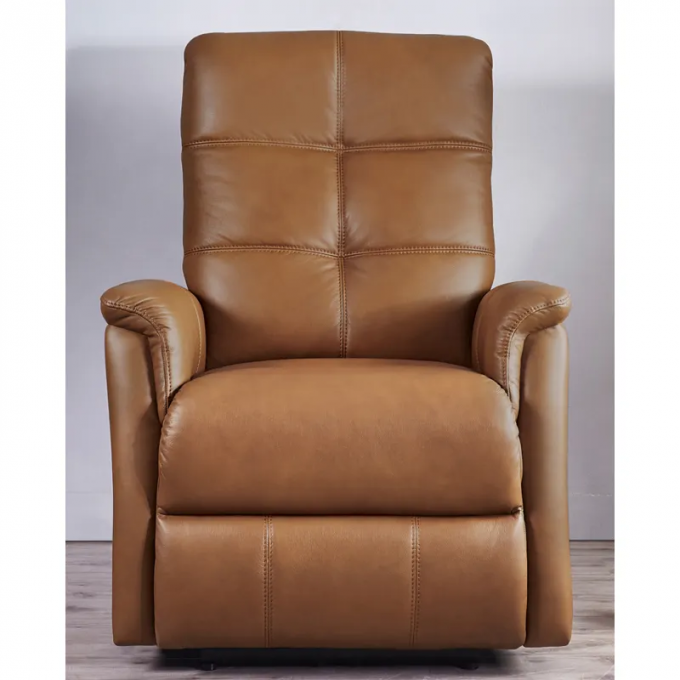 ODM Hotel Leather Power Recliner Sofa , Durable Leather Couch With Electric Recliners 7