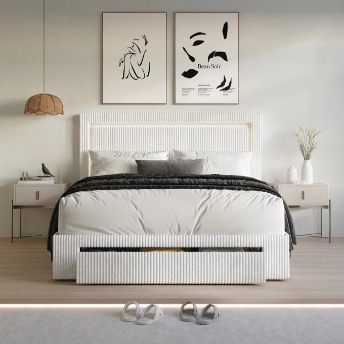Factory cheap price Minimalist and luxurious king size comforter set luxury bed bedding for Apartment Hotel living room 2