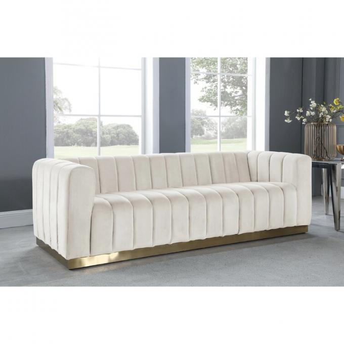 Italian Style Cream color sectional sofas 3seater 2seater 1seater Modern High quality Low Price Luxury sofa set 1