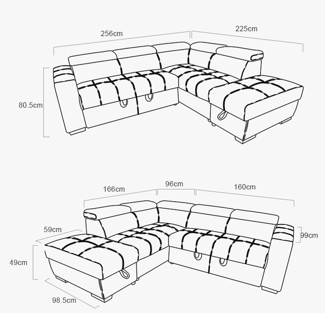 Customized European style America style Living room L shape corner sofa sectional sofa set Modern sleeper sofa bed furni 7