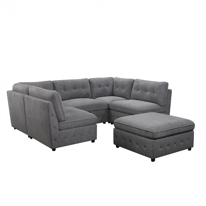 New hot sale fabric r sofa bed for living room Durable stretch sofa bed 5