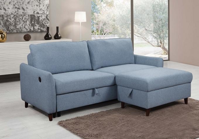 OEM Luxurious Living Room Sofa Set With Pull Out Sleeper Bed For Home 1