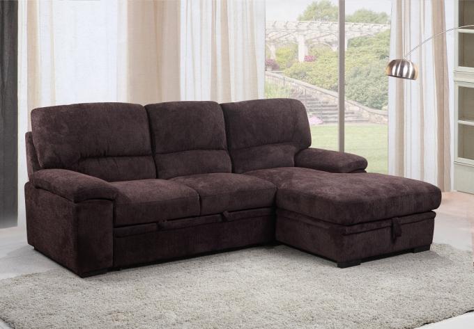Top grade various color available L-shaped sofa bed living room 2P with Extendable bed sofa couch living room sofa sect 1