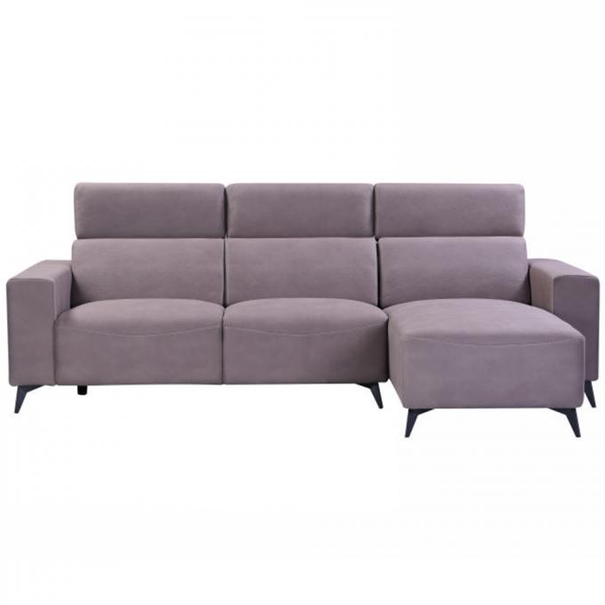 Durable Breathable L Shaped Fabric Couch , Antiwear Contemporary Fabric Corner Sofas 5