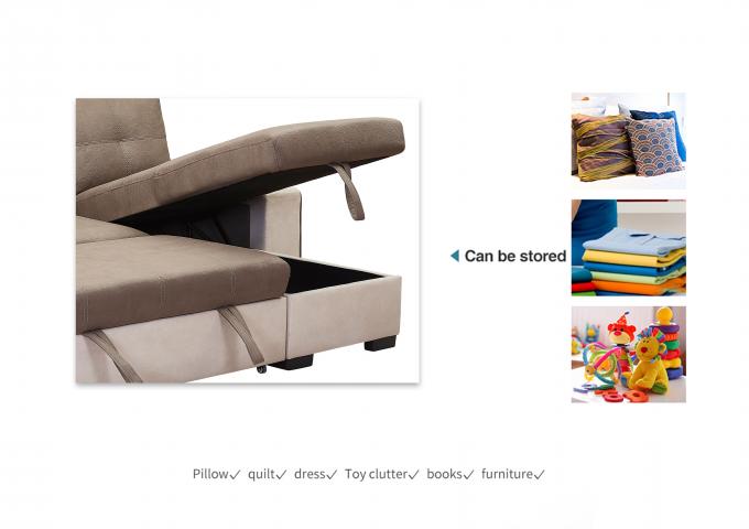 Multipurpose Folding Sofa Bed Fabric Material For Living Room 5
