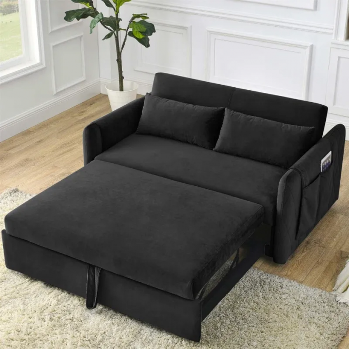 Cara Furniture Limited living room sofa Gray Color 3S 2S seat upholstered couch foldable Magazine pocket pull out 1