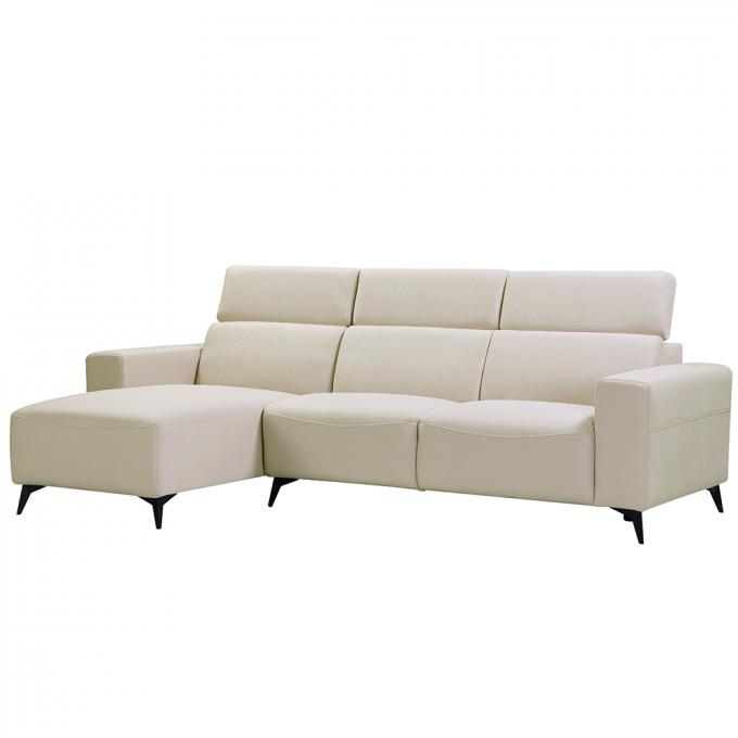 Durable Breathable L Shaped Fabric Couch , Antiwear Contemporary Fabric Corner Sofas 9