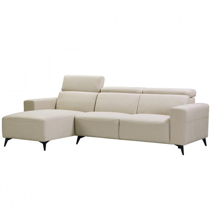 Durable Breathable L Shaped Fabric Couch , Antiwear Contemporary Fabric Corner Sofas 8