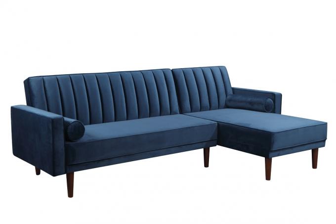 Wholesale living room furniture couch corner sectional L shape chaise lounge high quality modern fabric sofa set 1