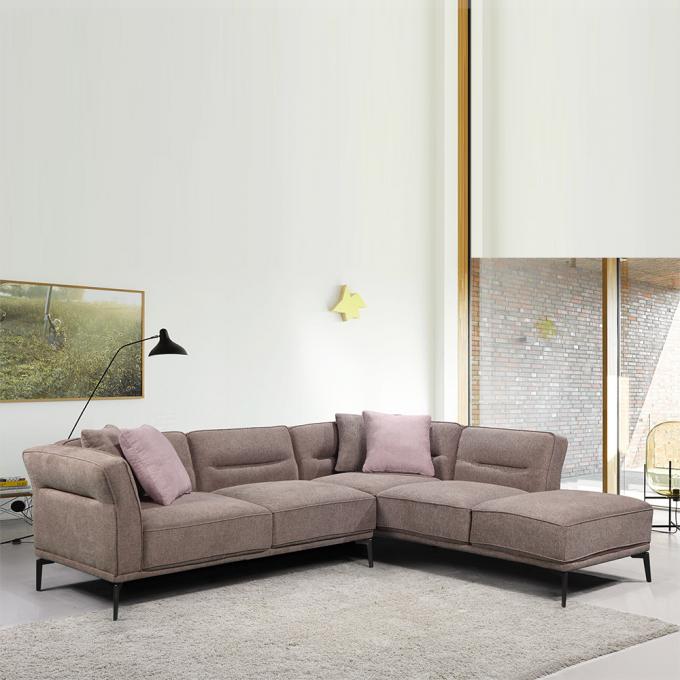 Wear Resistant Luxury Corner Sofa Anti Scratch Anti Fading For Home 7