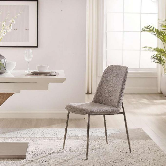 Multiscene Modern Fabric Dining Chairs , Indoor Dining Side Chairs Upholstered 0