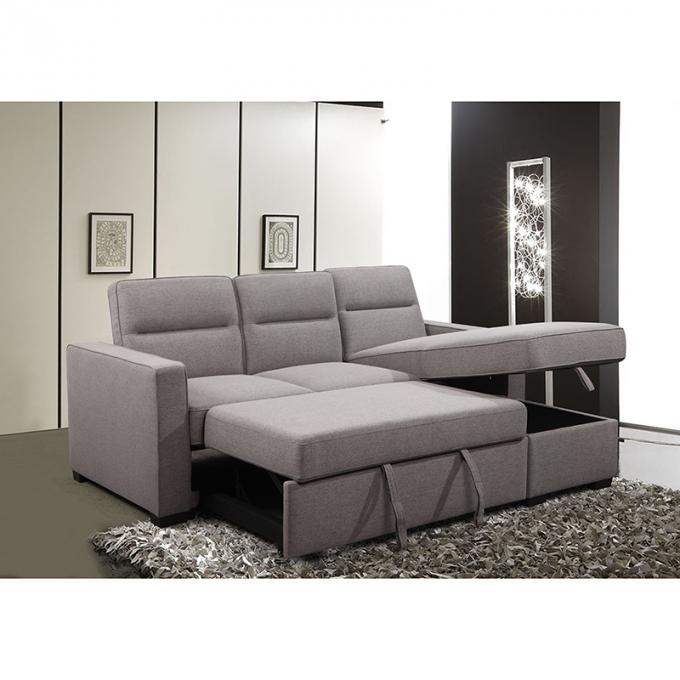 Modern fabric European style L shaped  sofa bed couch with Storage living room sofa 6