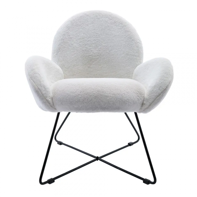 Practical Antiwear Velvet Dinning Room Chairs , Anti Scratch One Seater Sofa Chair 2