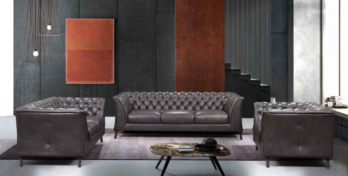Multipurpose Modern Leather Sofa Durable Abrasion Resistant For Home 8