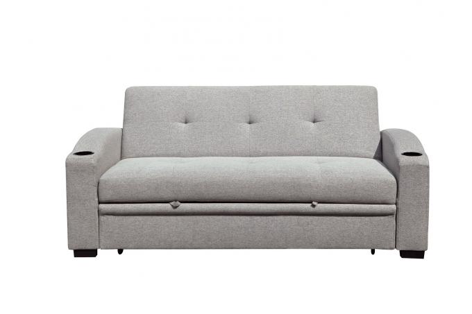 America Style 3 seat sofa bed with cup holder hot selling high quality fabric sofa from factory 6