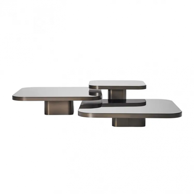 Nontoxic Adjustable Small Cafe Style Table , Antiwear Commercial Coffee Shop Tables 2