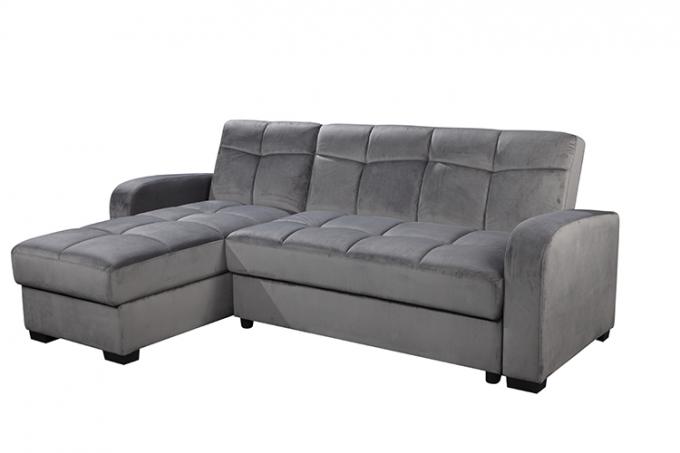 Cara sectional couch living room modern design fabric sofa bed high quality living sofa cum bed adjustable backrest 4