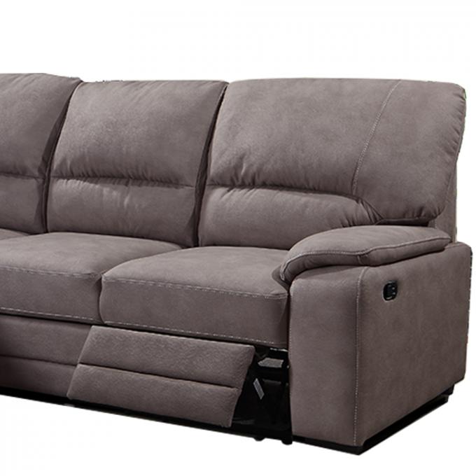Living Room Electric Recliner Sofa Set Breathable Foldable For Hotel 6