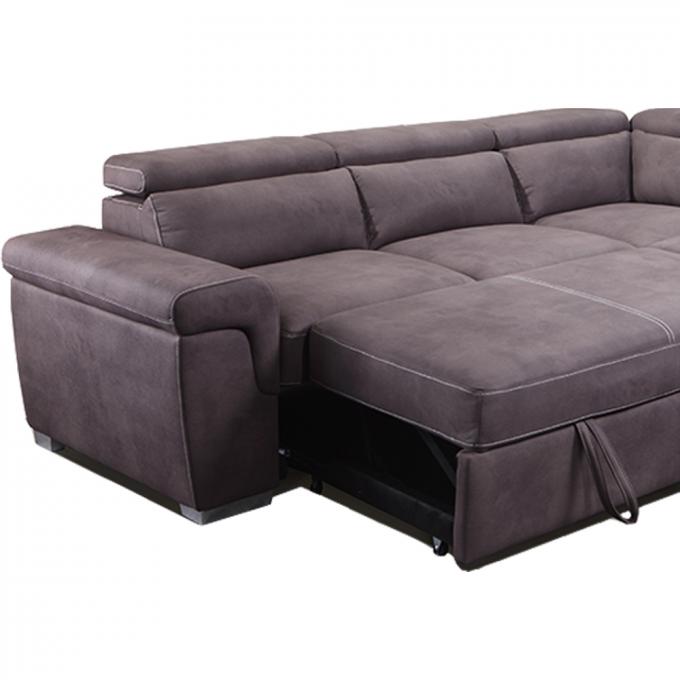 Durable Comfortable Sleeper Sofa , Abrasion Resistant Fabric Couch Bed 6