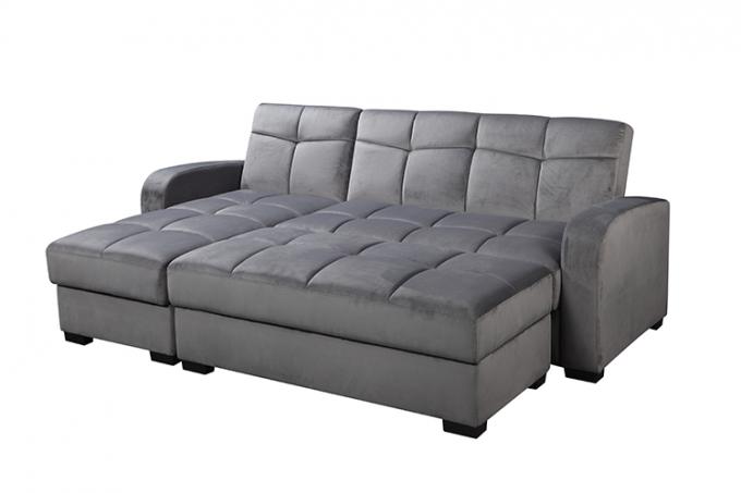 Cara sectional couch living room modern design fabric sofa bed high quality living sofa cum bed adjustable backrest 2