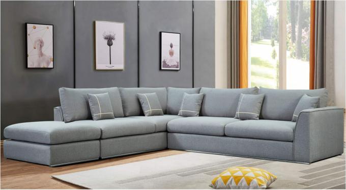 Convertible Folding Luxury Corner Sofa Practical Adjustable Height 5