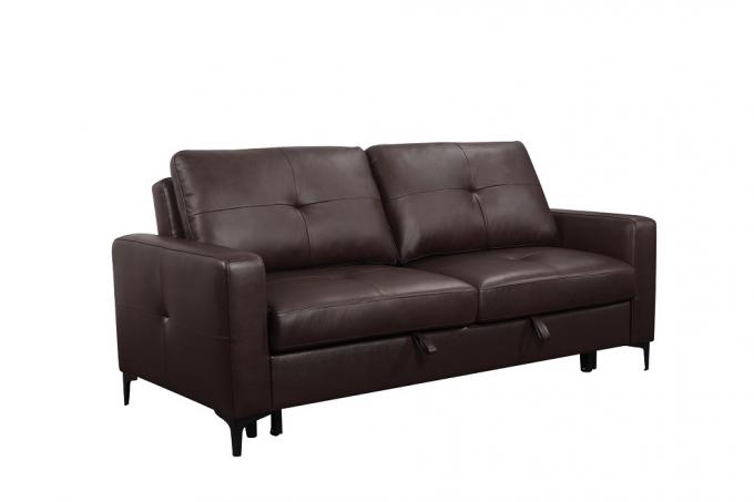 modern design genuine leather sofa bed 3 seater living room sofa cum bed factory wholesale 3
