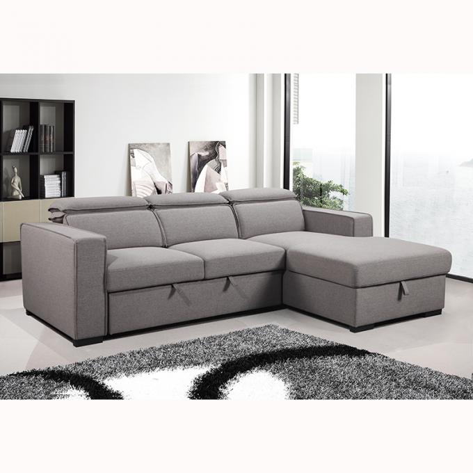Sofa Bed Room Sofa Hot Sale Living Room L Shape Corner Pull Out Fabric Modern European Style Fabric+solid Wood 2 Seater+ 0