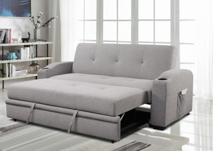 America Style 3 seat sofa bed with cup holder hot selling high quality fabric sofa from factory 7