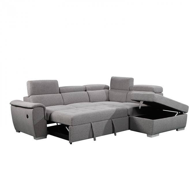 Couch L shape Living room sofa set for fabric Modern foldable Corner sofa cum bed with Storage 1