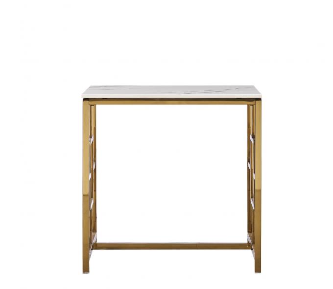 Wear Resistant Marble Top Coffee Table Square shape Practical 3