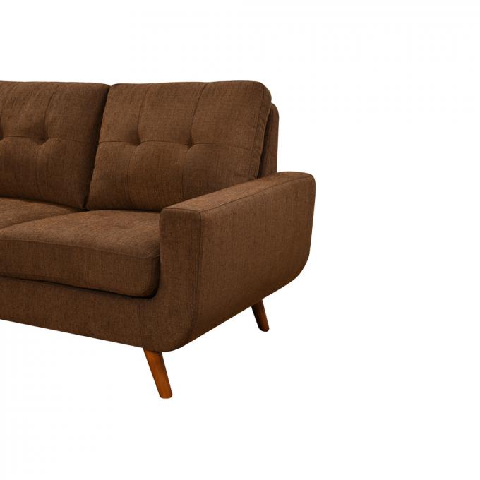Nordic style Modern simple corner sofa furniture made from China High quality with tufts and tea table function sofas 3
