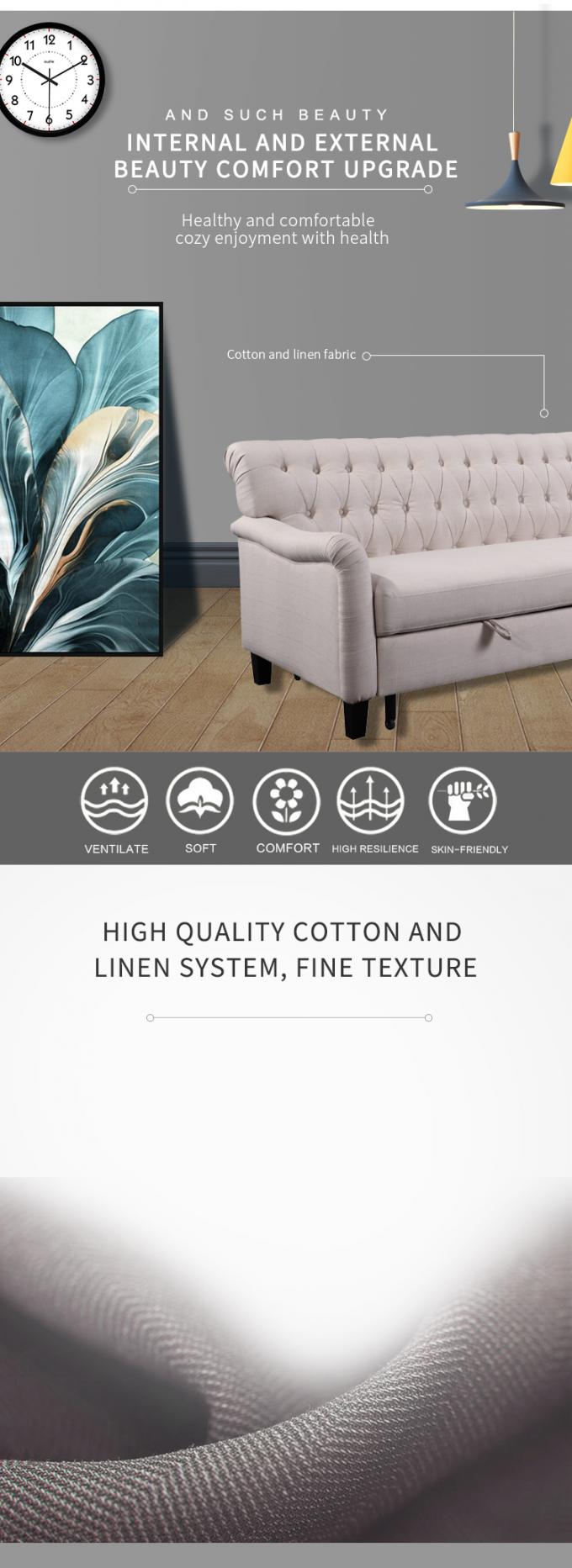 Guangdong province Modern luxury folding Corner sleeper sofa home furniture convertible cum sofa bed for living room 2