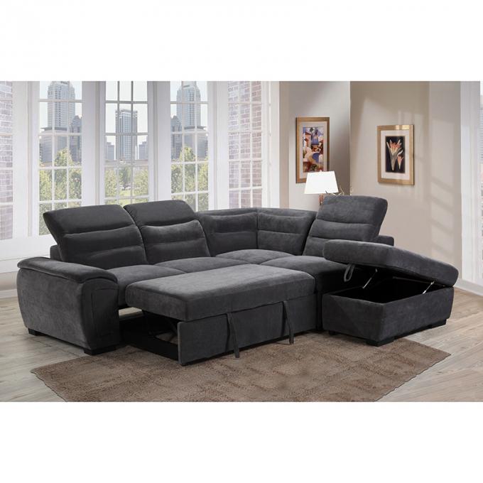Wholesale Italian furniture sofa set Modern L shape fabric living room corner sofa bed 3