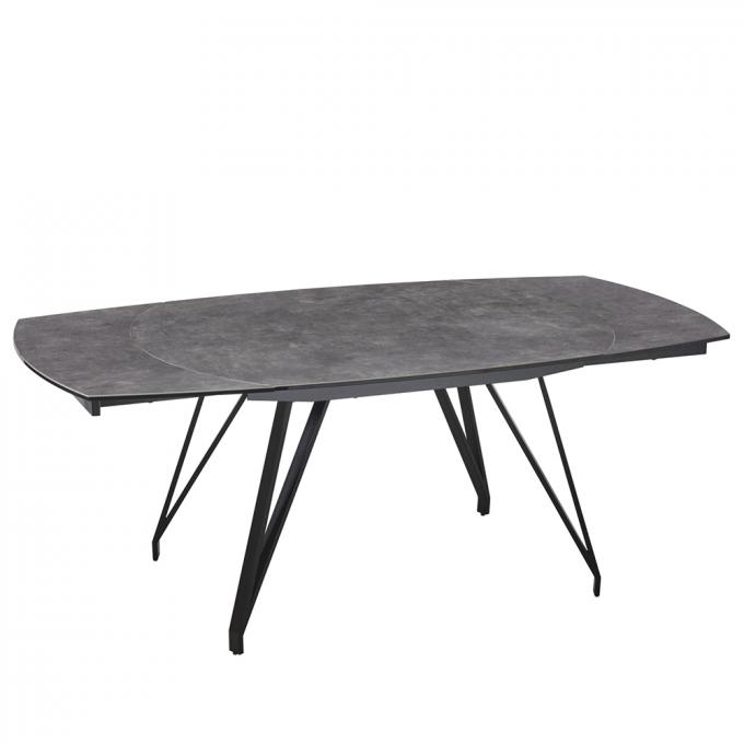 Modern Marble Top Living room Furniture Stainless Steel Frame Dinning Table sets 2