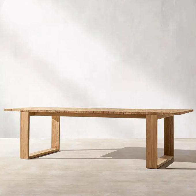 Nontoxic Anti Abrasion Wood Side Table , Multifunctional Wood Small Dining Table 1