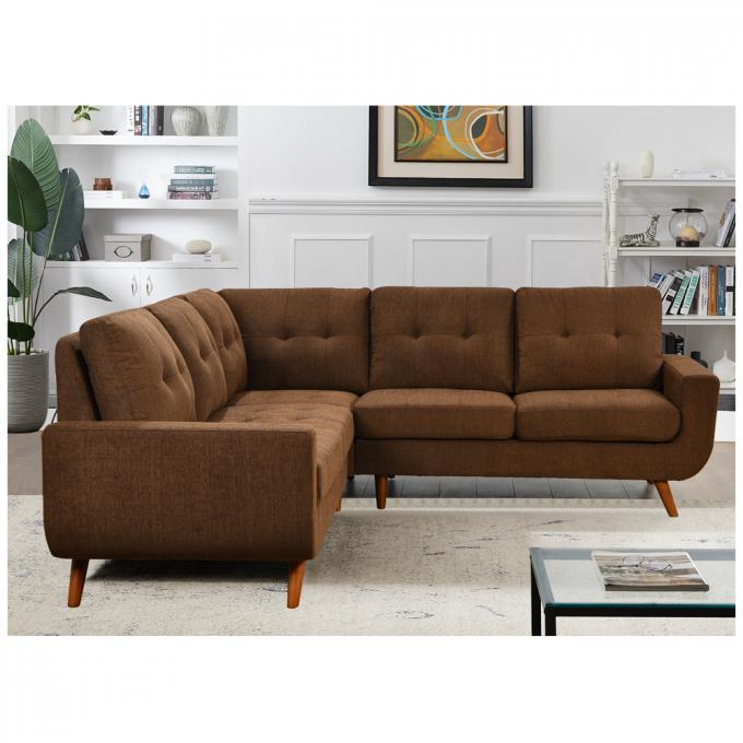 Nordic style Modern simple corner sofa furniture made from China High quality with tufts and tea table function sofas 1