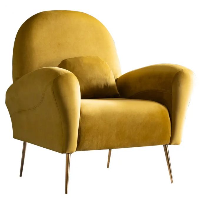 Durable Multiscene Single Seater Couch , Stain Resistant Single Person Sofa Chair 3