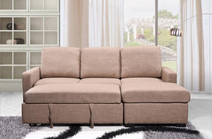 Modern villa living room single person sofa set household Beige lamb fabric cashew nut arc creative sofa with Foot-rest 6