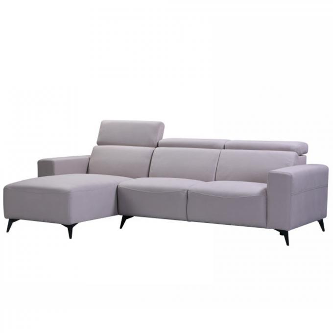 Durable Breathable L Shaped Fabric Couch , Antiwear Contemporary Fabric Corner Sofas 4