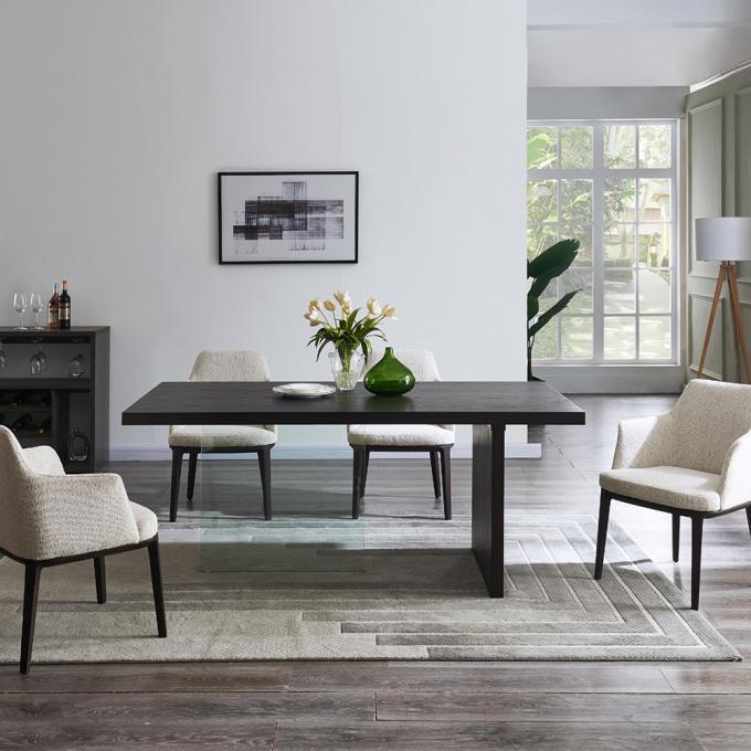 Rectangle Luxury Modern Dining Table Set Minimalist Style Practical 0