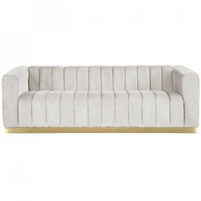 Italian Style Cream color sectional sofas 3seater 2seater 1seater Modern High quality Low Price Luxury sofa set 2