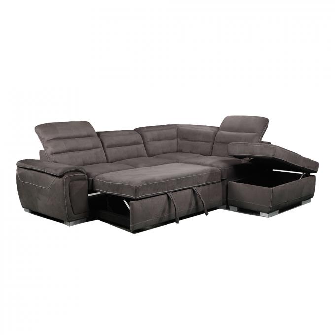 Home Practical Sectional Sleeper Sofa , Multipurpose Comfortable Daybed Couch 5