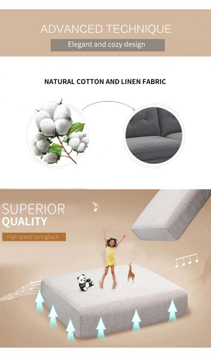 New hot sale fabric r sofa bed for living room Durable stretch sofa bed 3