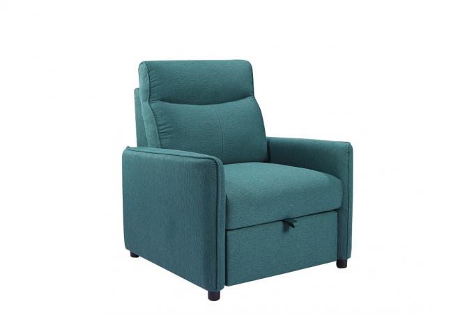 Factory Price Newest Convertible Folding Arm Chair office lunch break Sleeping footrest Single Seat Chair Sofa 2