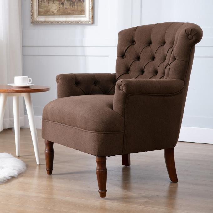 Factory 5 Star fabric hotel furniture single sofa chair for living room cheap wholesale dining chairs 1
