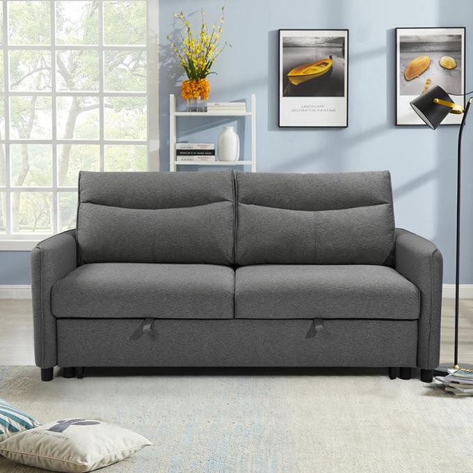 Hot selling high quality modern sofa coach with pull out bed for home use foldable 3 seat sofa bed 4