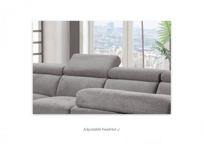 Home Furniture Fabric Sectional Sleeper Sofa Practical Wear Resistant 8