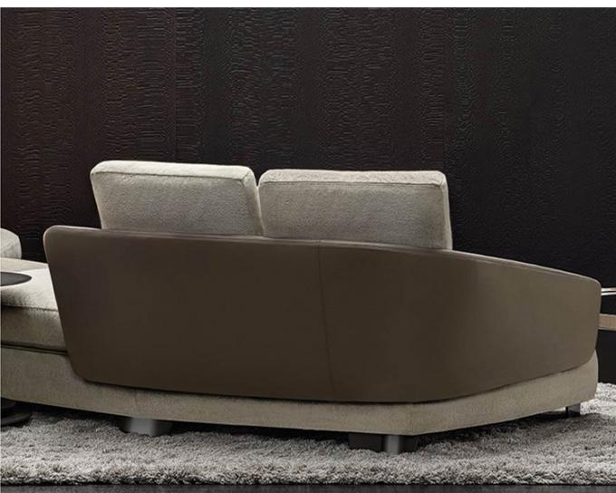 Modern furniture luxury grey linen fabric living room sofa with adjustable headrest combination sofa cover sofa bed 6
